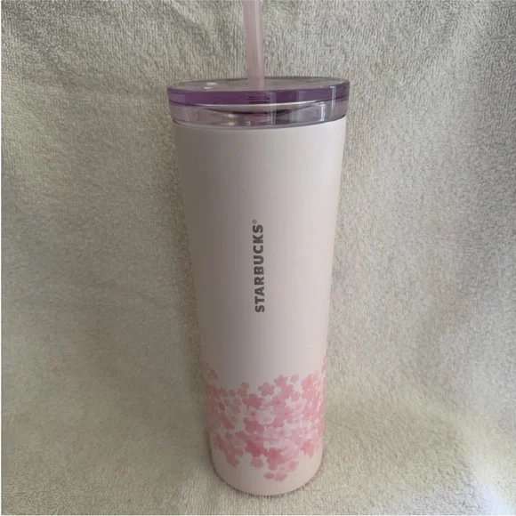 2 Starbucks Cherry Blossom Metal & Jelly Tumbler Set, new - Picture 2 of 8